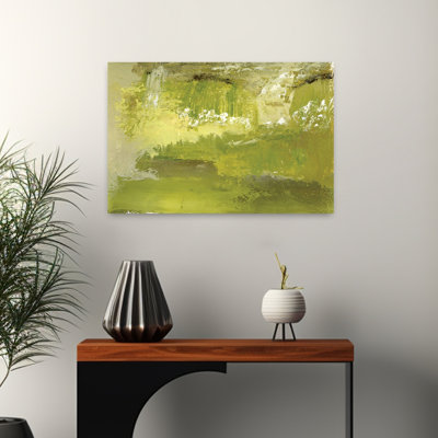 Chartreuse Clearing by Breanna Megan Studio - Wrapped Canvas Print