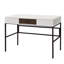 Bureau d'écriture naturel et noir avec port USB-8230929