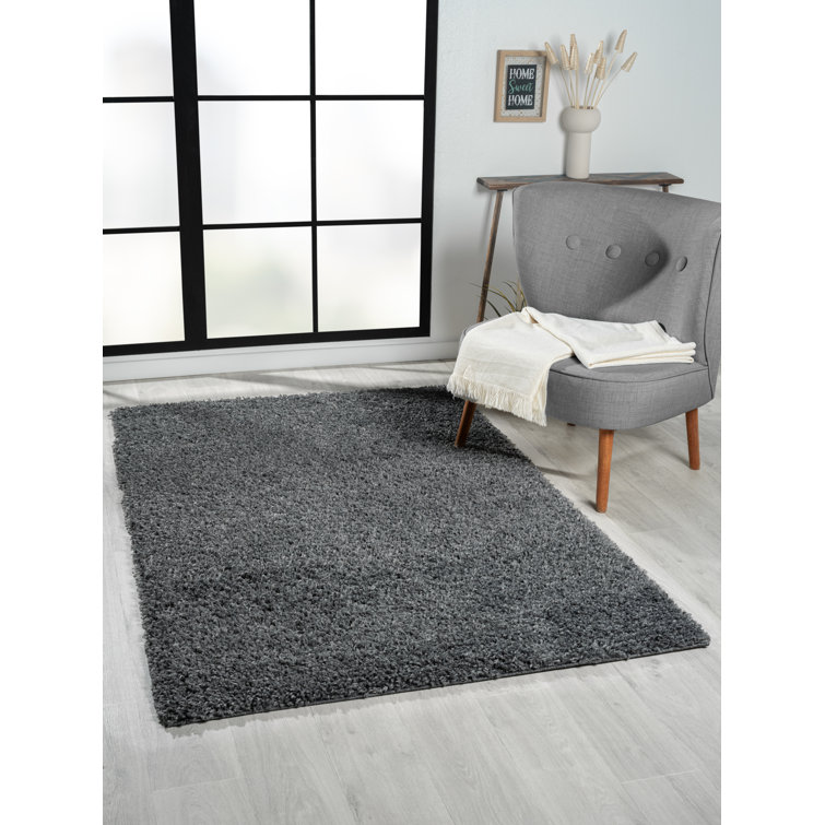 Shaggy Lush dark grey Rug