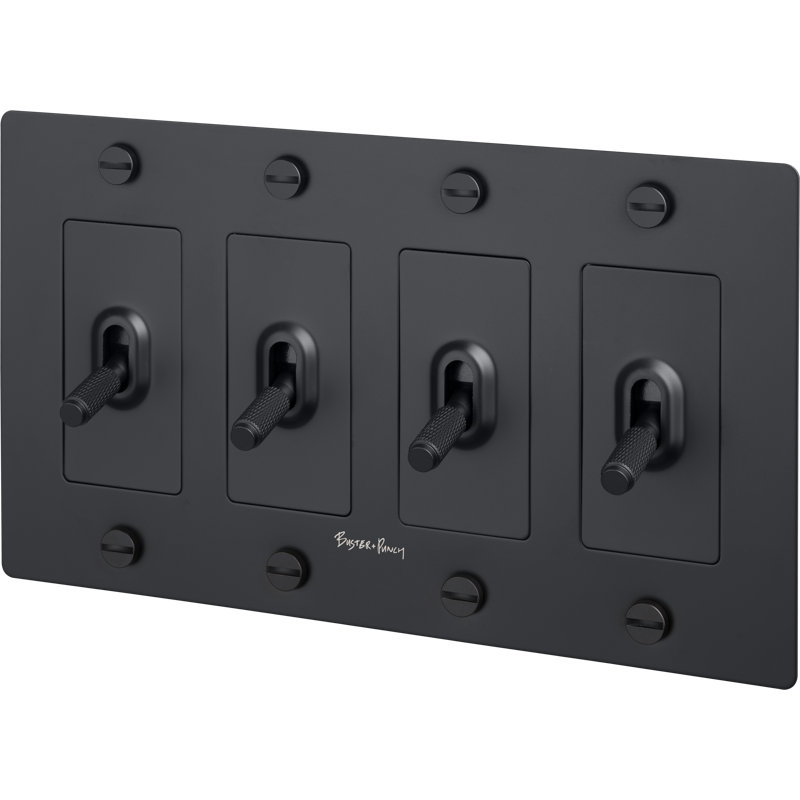 4G Toggle / Cross / With Logo, Black