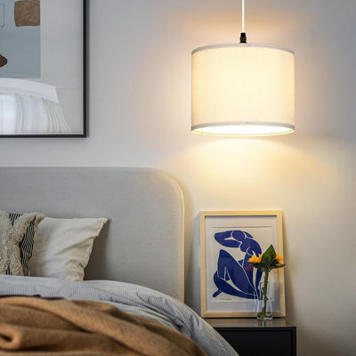 Plug in Pendant Light, Hanging Light with Plug in Cord with Dimmable Switch, Hanging Lamp