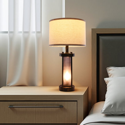 Table Lamps Farmhouse Bedside Nightstand Lamps with USB Ports,Desk Lamp