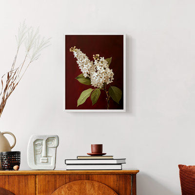 Série FLORAL CCVI - reproduction encadrée de qualité supérieure - prête à être accrochée - aucun clou requis