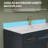42'' W X 3.5'' H White Polished Backsplash Solid Surface Rectangular Vanity Top Splash Guard for Bathroom Countertop