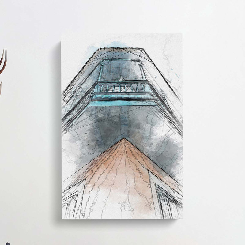 Sketching The Architecture Vol.5 - Wrapped Canvas, 50cm H x 35cm W x 3cm D