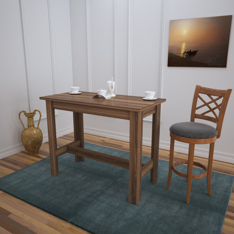 Table de salle à manger Hawkin, Noyer
