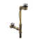Clearflo Horizontal 1.5" Leg Tub Drain With Overflow