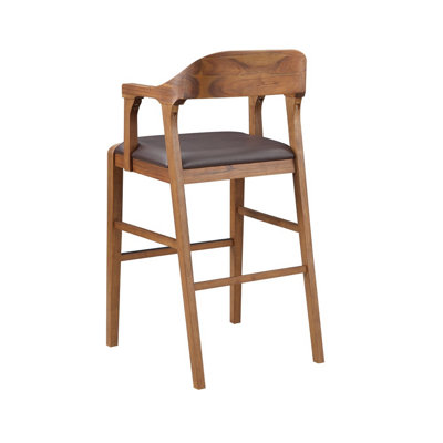 Tabouret en bois massif Lyndel