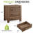 24''H Nightstand With 3 Drawer Storage-1533779406