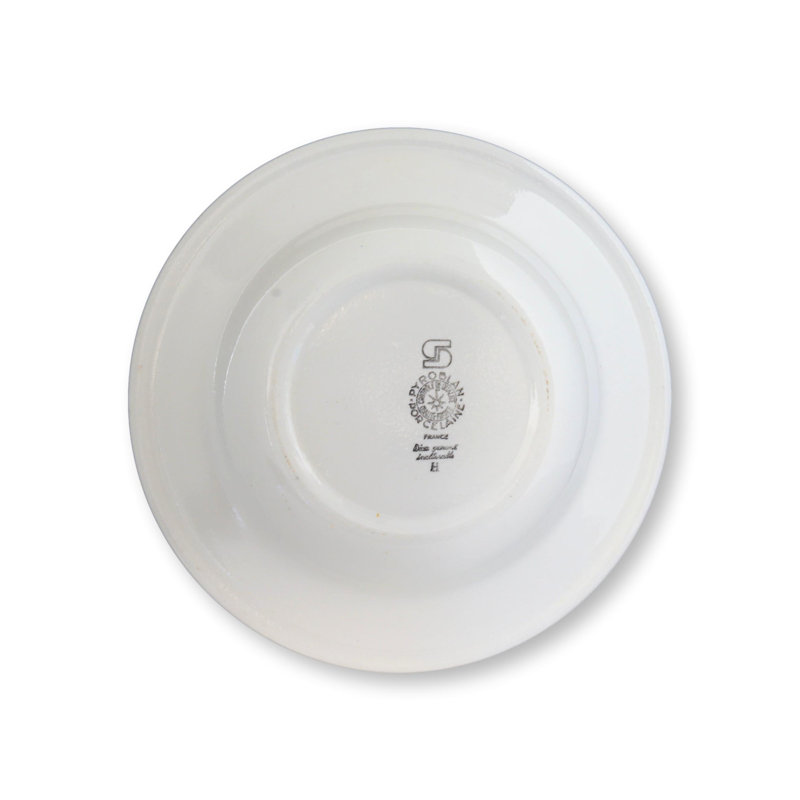 1960S Porcelain Dinner Plate