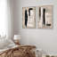 «Monochromatique Textures Contemporary Abstract», 2 pièces sur toile-98464630-98464631