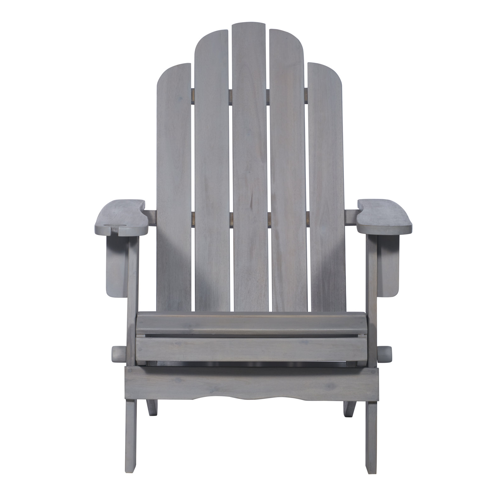 Blackwell Acacia Foldable Outdoor Adirondack Chair, Gray Wash
