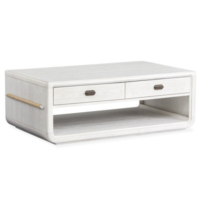 Table basse rectangulaire à roulettes