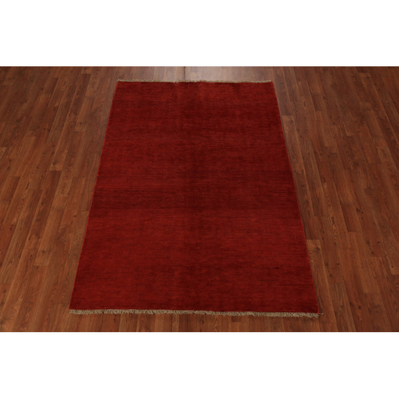 Tapis décoratif moderne fait à la main Gabbeh 4 x 6