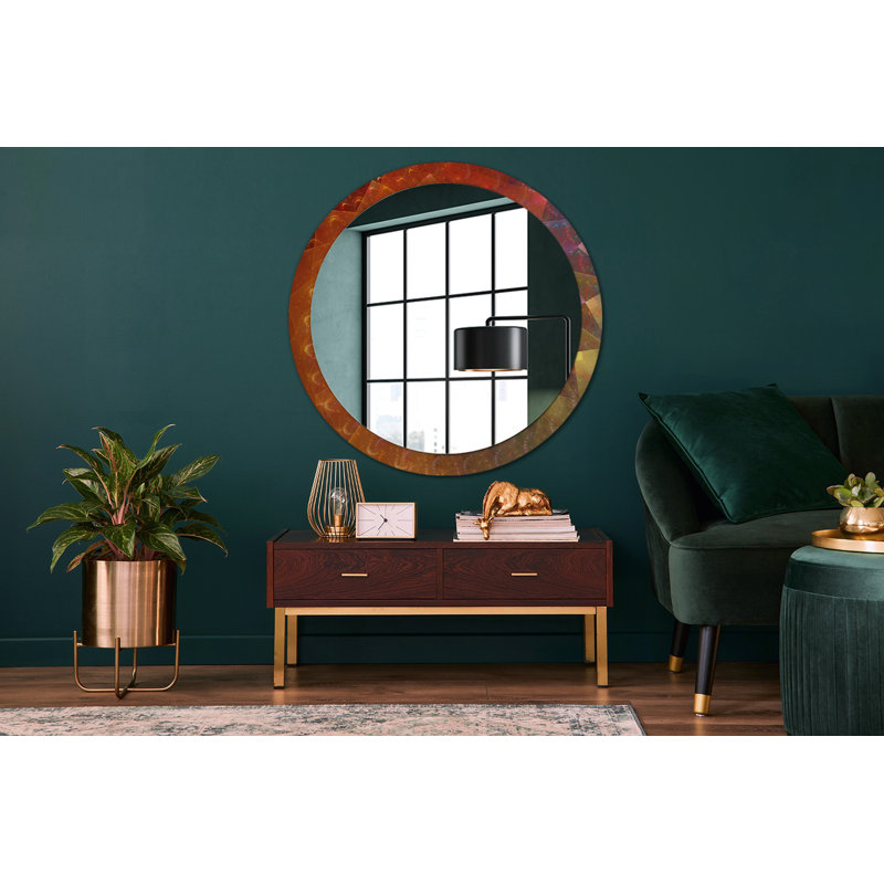 Huldar Glass Flat Wall Mirror