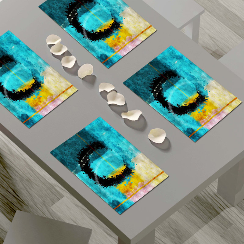 Napperon abstrait en polyester