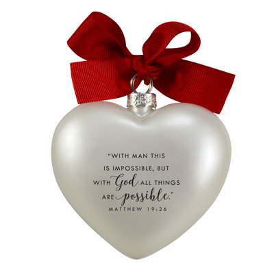 Ornement suspendu Heart Faith