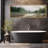 Lake River Landscape " Tranquil Lake Reflections Nature Landscape Rustic Retro Art Decor Extra Large Artwork Pictures "-98041955-111565888