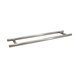 EACE1F22881347D89AD0C8D16B82BF0E Back-to-Back Ladder Style Towel Bar, Brass Material, 24" Center To Center, 28" Overall Length, Matte Black Finish