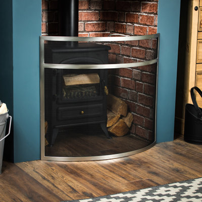 Buckton 1 Panel Steel Fireplace Screen