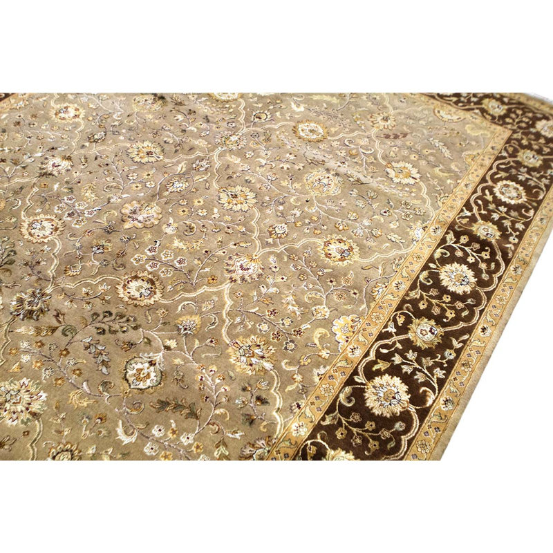 Oriental Area Rug in Brown
