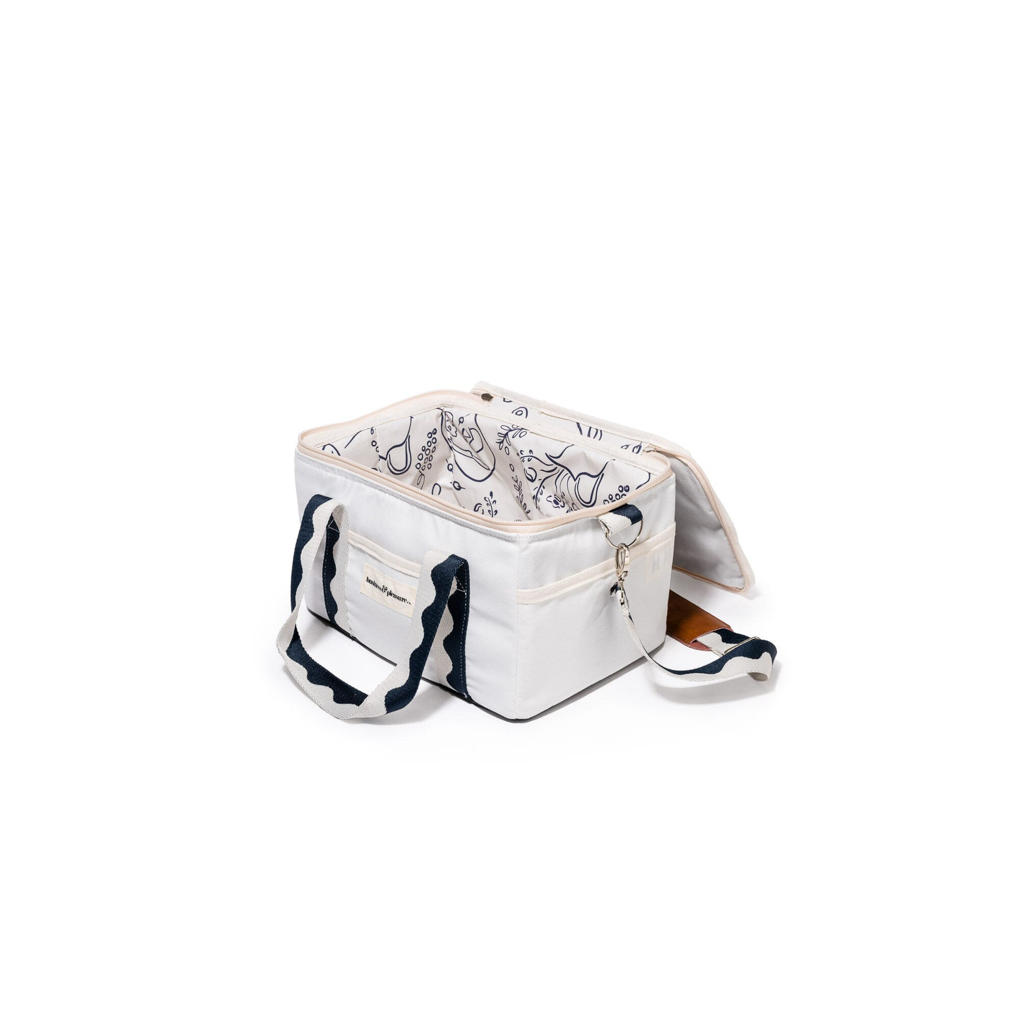 Premium Cooler, Navy/White