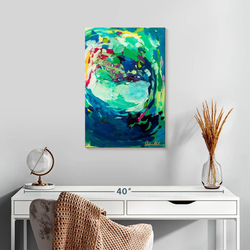 Avery Calico, 24" H x 16" W