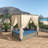  Adjustable Outdoor Sun Lounger With Canopy, Multi-Position Reclining Chaise Lounge With Removable Cushion For Patio, Garden & Poolside-58838275