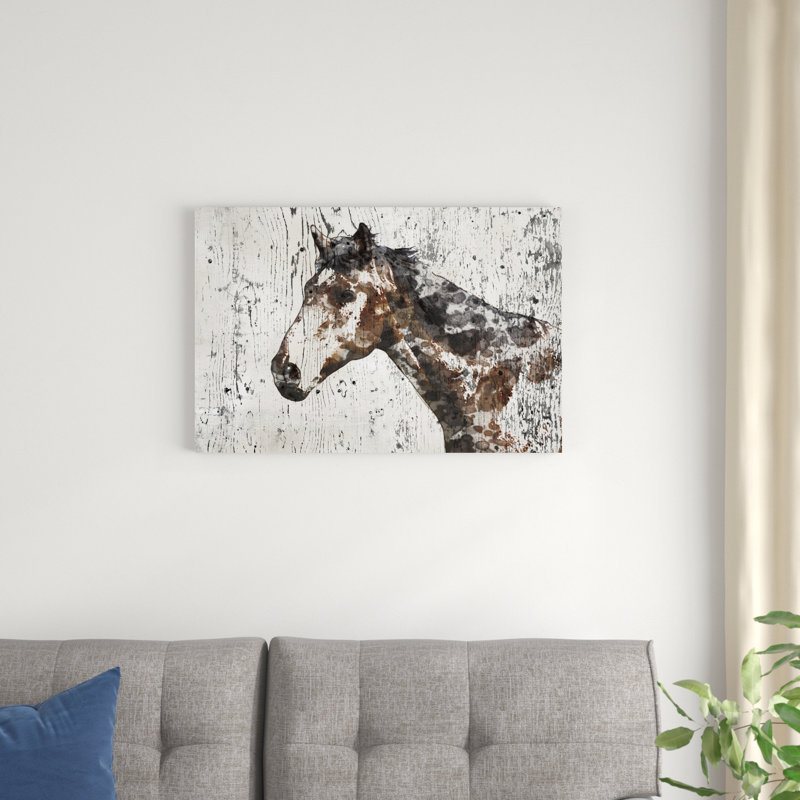 Cheval galaxie II, H 20 po x l 30 po x P 1,25 po