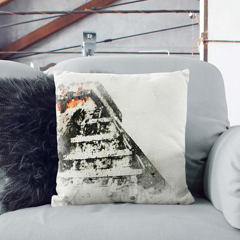 Square Cushion, 40cm H x 40cm W x 15cm D