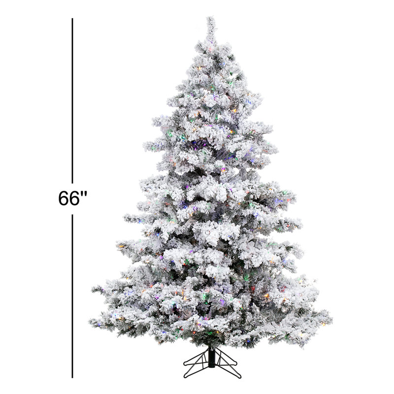 Alaskan Flocked Artificial Christmas Tree, 5.5' H