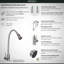 Évier à lessive 24 po L 24 po x l 24 po avec robinet à col flexible en acier inoxydable, pieds en acier, siphon en P et bouchon