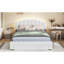 Grand lit plateforme tapissier Teddy
