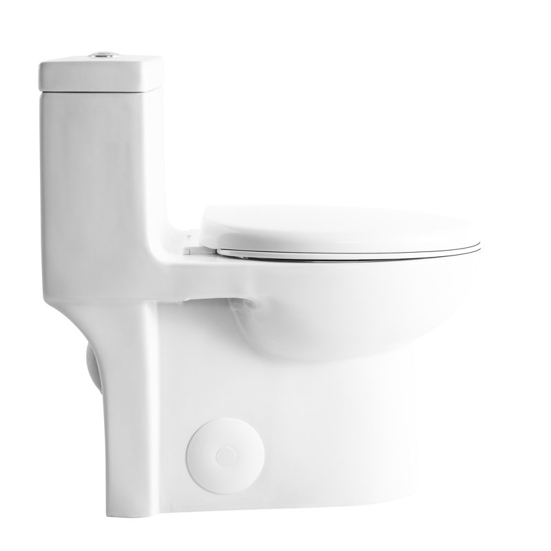 1.28 Toilet, Gloss White 003, Water Saving, Seat, Comfortable Seat Height, , 003