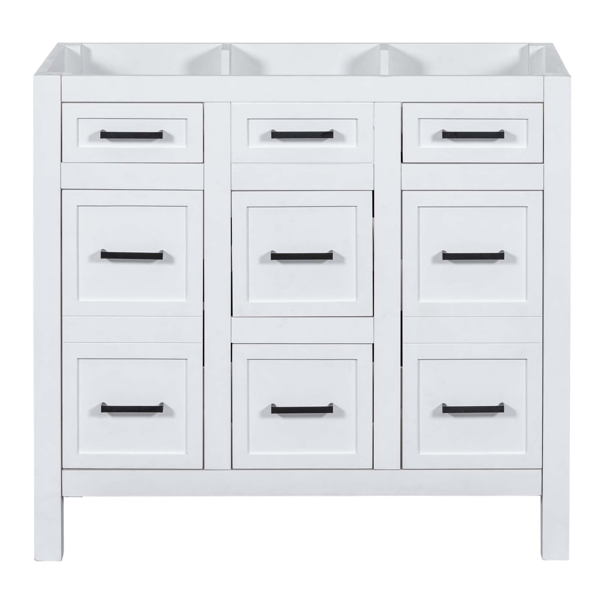 Impact Outdoor (Cabinet Only) Bathroom Vanity Base With 2 Doors & 4 ...