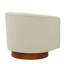 Chaise pivotante en tissu Miramar