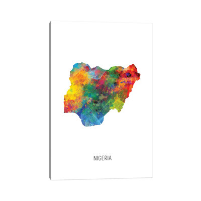 " Nigeria Map " by Michael Tompsett