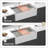 30X20 Inch White Farmhouse Sink Workstation - Ceramic Single Bowl Farm Kitchen Sink