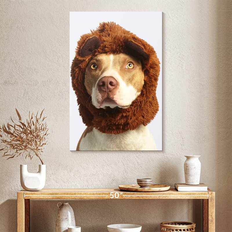Bandeau en fourrure de chien Brampt, H 39 po x l 26 po