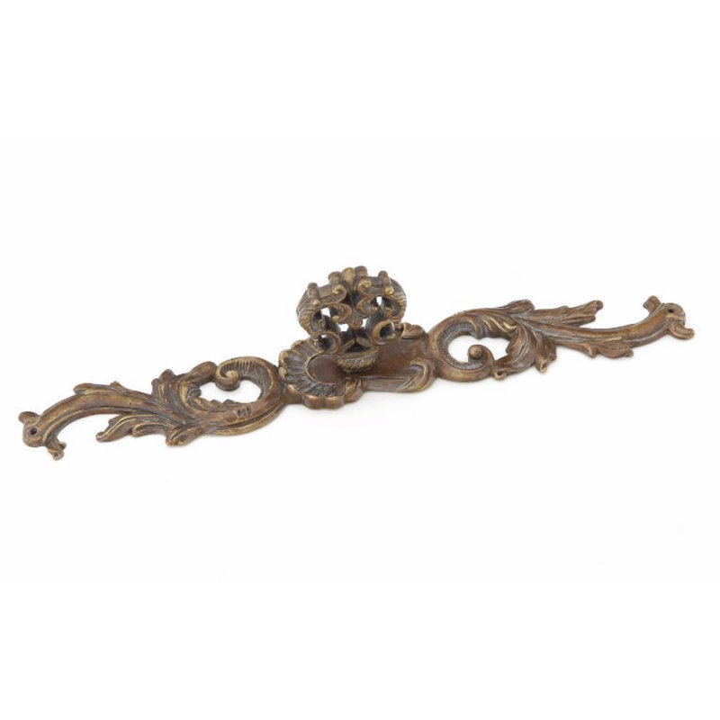 French Novelty Knob, Monticello Brass