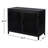 Azalia 35.5" Iron and Glass Storage Chest
