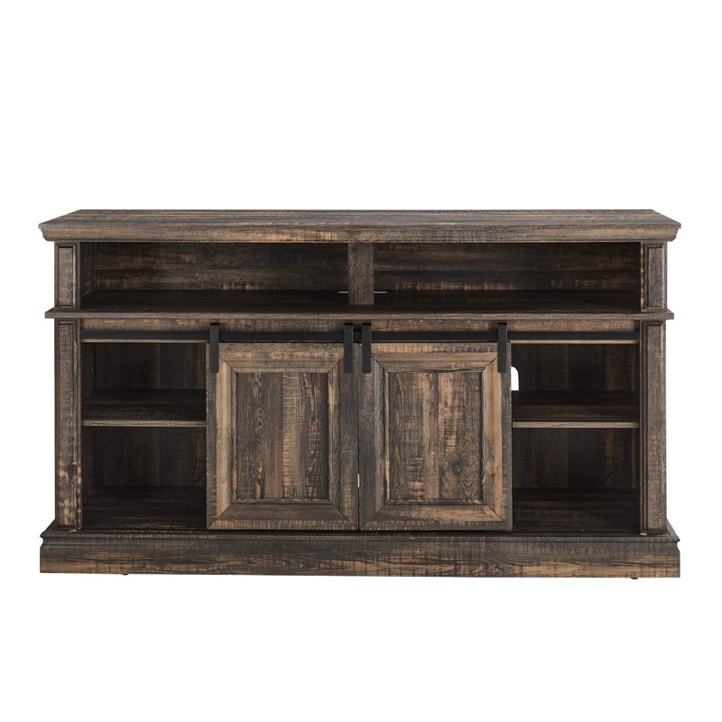 Console multimédia avec armoire de rangement