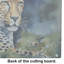 Leopard Glass Cutting Board Large