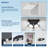 Reinforced Frame Metal Outdoor Storage Storage Unit-128120491