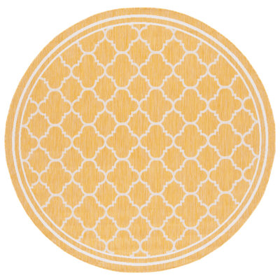 Tapis d'intérieur / extérieur à motif géométrique Almetta Performance