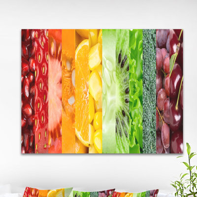" Fruits, Berries And Vegie Collage "