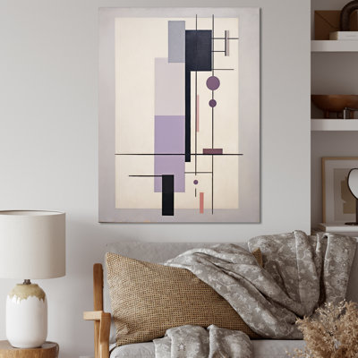 Jahquel " Purple Suprematism Transcendent Geometries I "