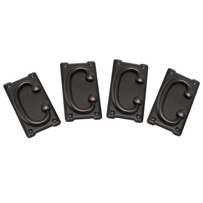 4Pcs Zinc Alloy Drop-Down Bail Swing Drawer Pull Handles
