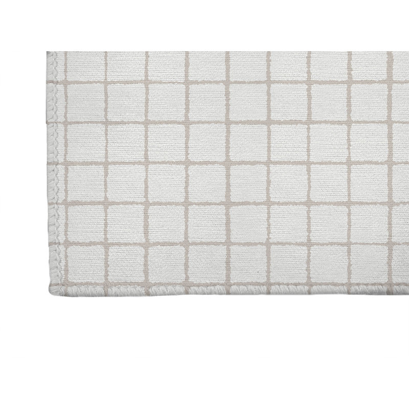 Tapis de cuisine antidérapant Rebar, Rectangle 4pi x 6 pi, Taupe