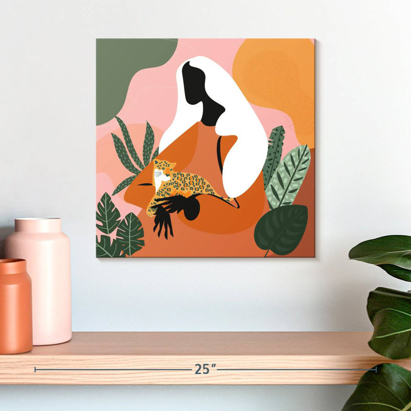 Leisha Mother Nature III, 16" H x 16" W